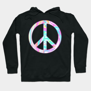 PSYCHEDELIC PEACE SYMBOL Hoodie